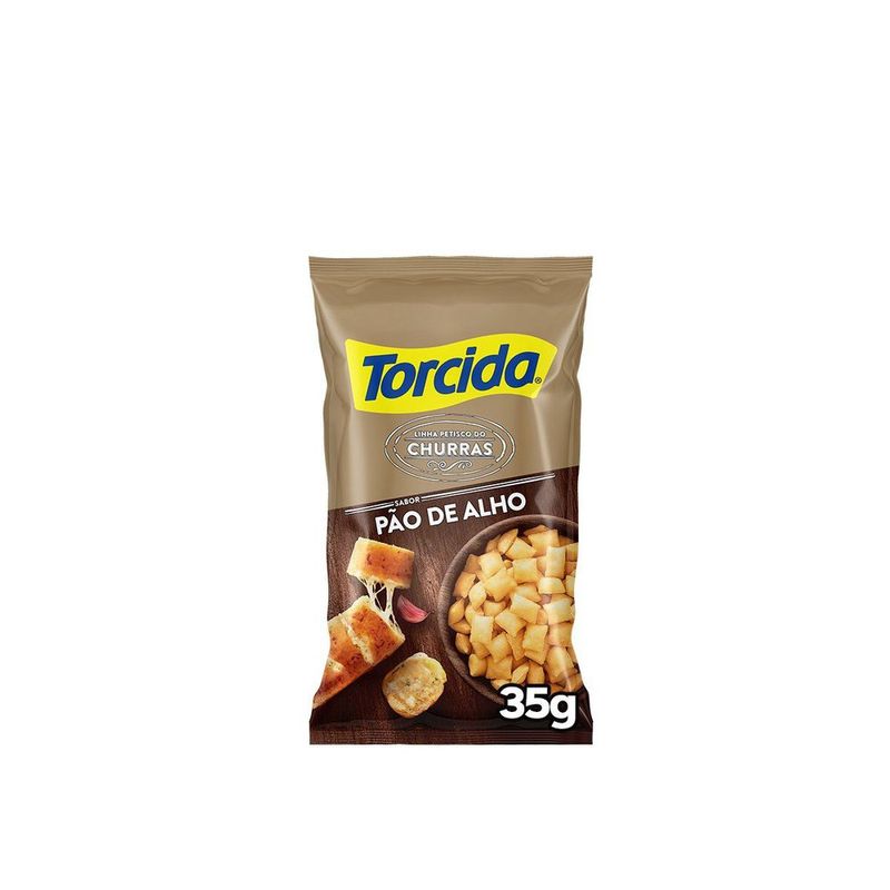 Salgadinho de Trigo Pão de Alho Torcida Churras Pacote 35g