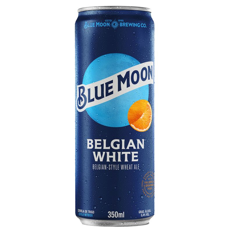 Cerveja Blue Moon Belgian White Lata 350ml