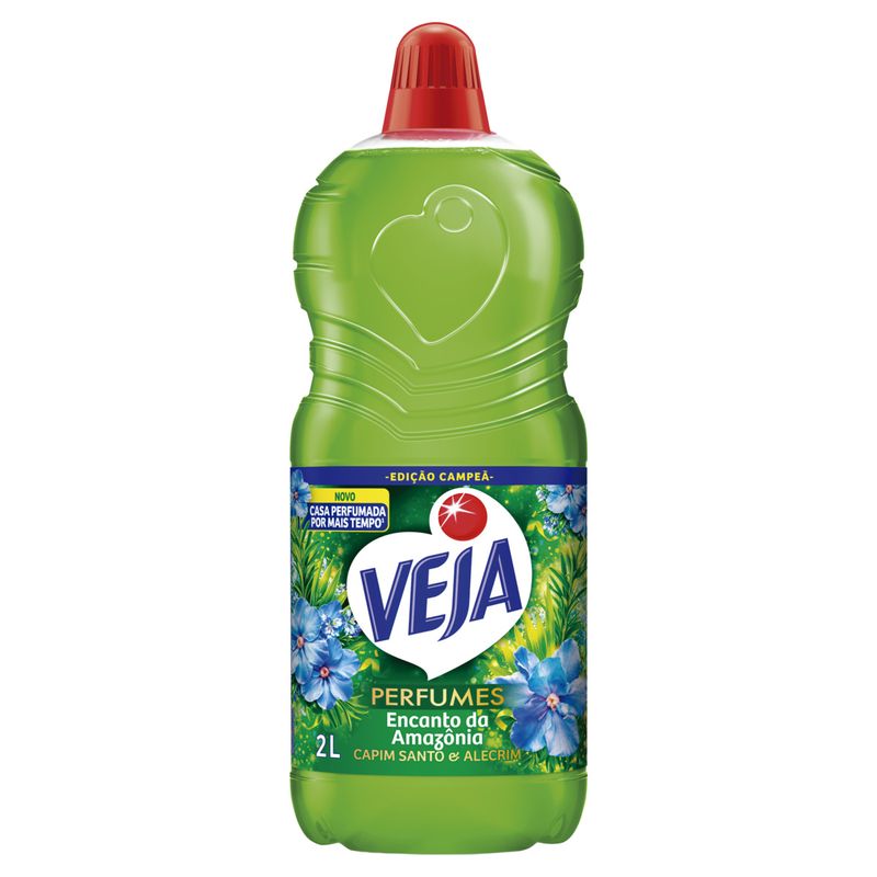Limpador Perfumado Capim-Santo e Alecrim Veja Perfumes Encanto da Amazônia Frasco 2l Edição Especial Campeã