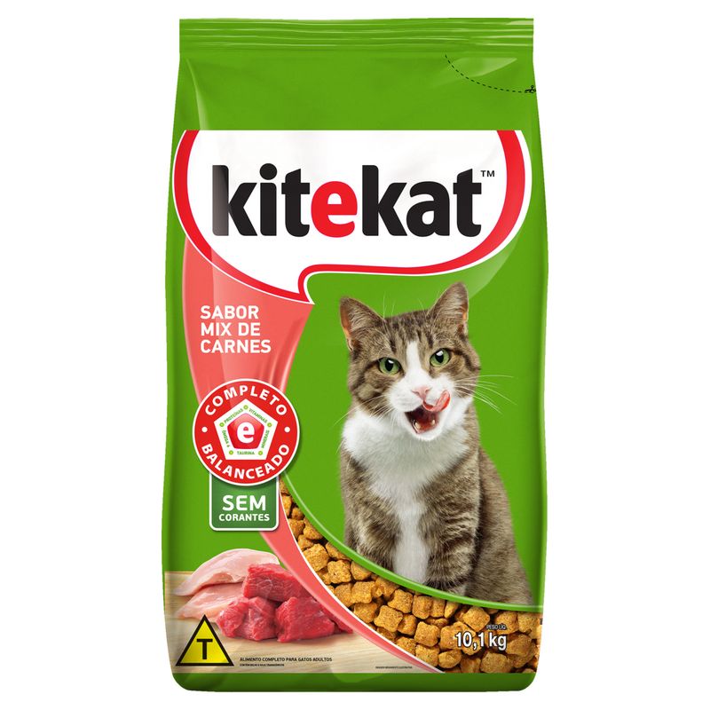 Alimento para Gatos Mix de Carnes Kitekat Pacote 10,1kg