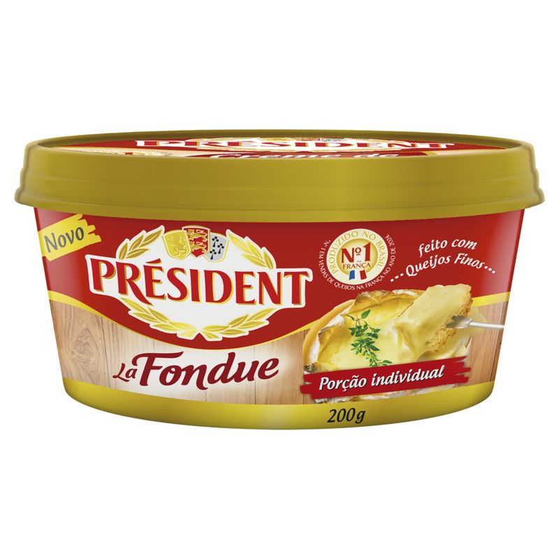 Fondue de Queijo Président La Fondue Pote 200g