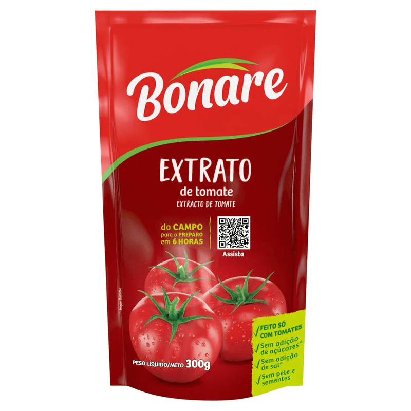 Extrato de Tomate Bonare Sache 300g