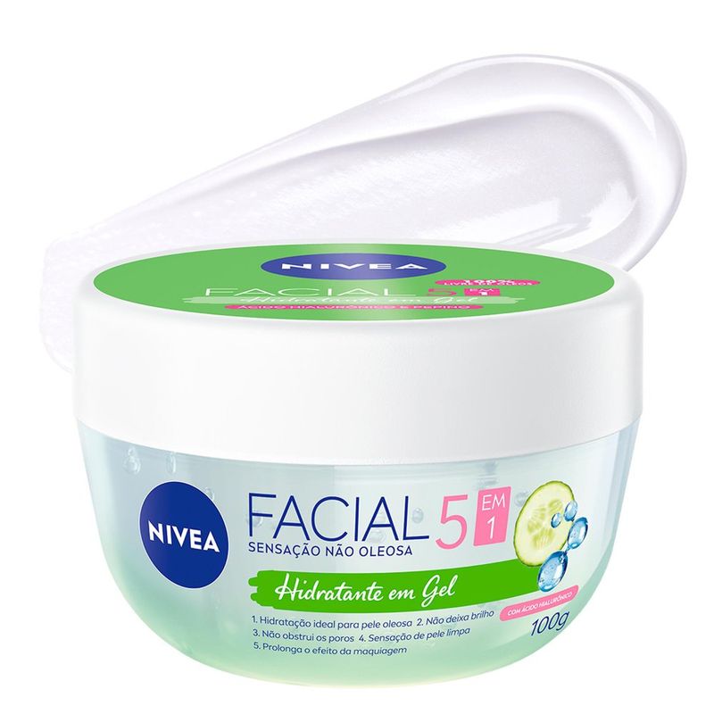 Hidratante Facial Nivea em Gel Ultraleve Pote 100g