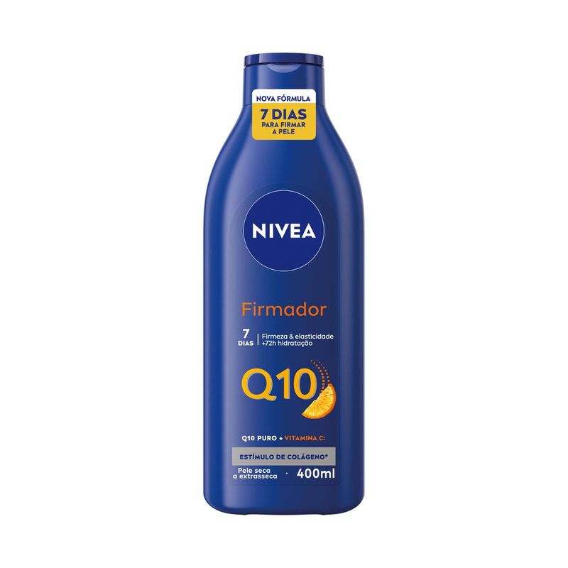 Loção Hidratante Firmador Nivea Q10 + Vitamina C Pele Seca Frasco 400ml