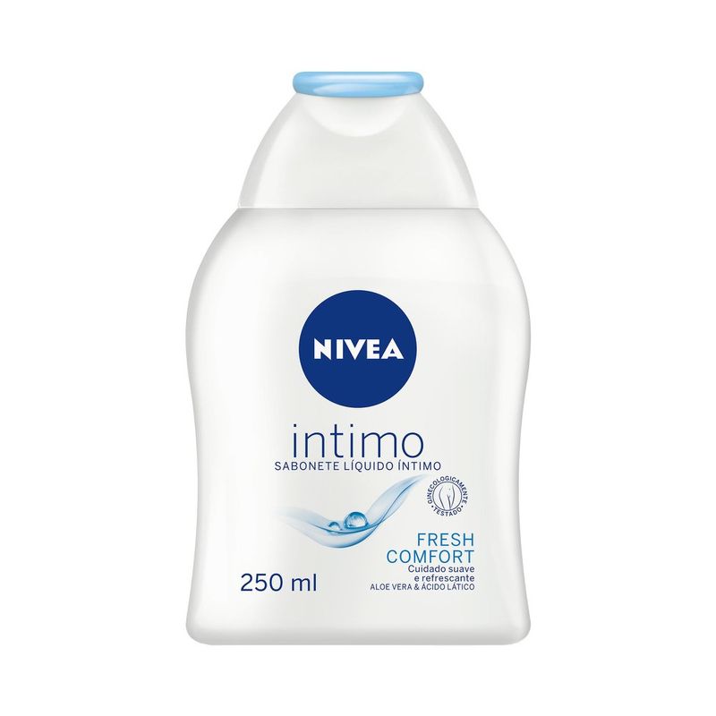 Sabonete Líquido Íntimo Nivea Fresh Comfort Frasco 250ml