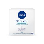 Sabonete Barra Hidratante Fresh Nivea Pure Milk Beauty Elixir Caixa 90g