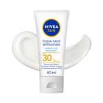 Protetor Solar Facial Toque Seco Antissinais FPS 30 Nivea Sun Bisnaga 40ml