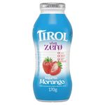 Iogurte Desnatado Morango Zero Lactose Tirol Viva Zero Frasco 170g