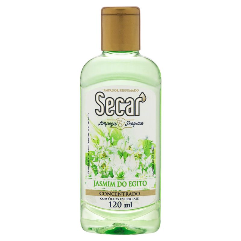 Limpador Perfumado Concentrado Jasmim do Egito Secar Limpeza & Perfume Squeeze 120ml