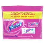 Kit Tira-Manchas Barra Roupas Brancas + Coloridas Vanish 75g Cada