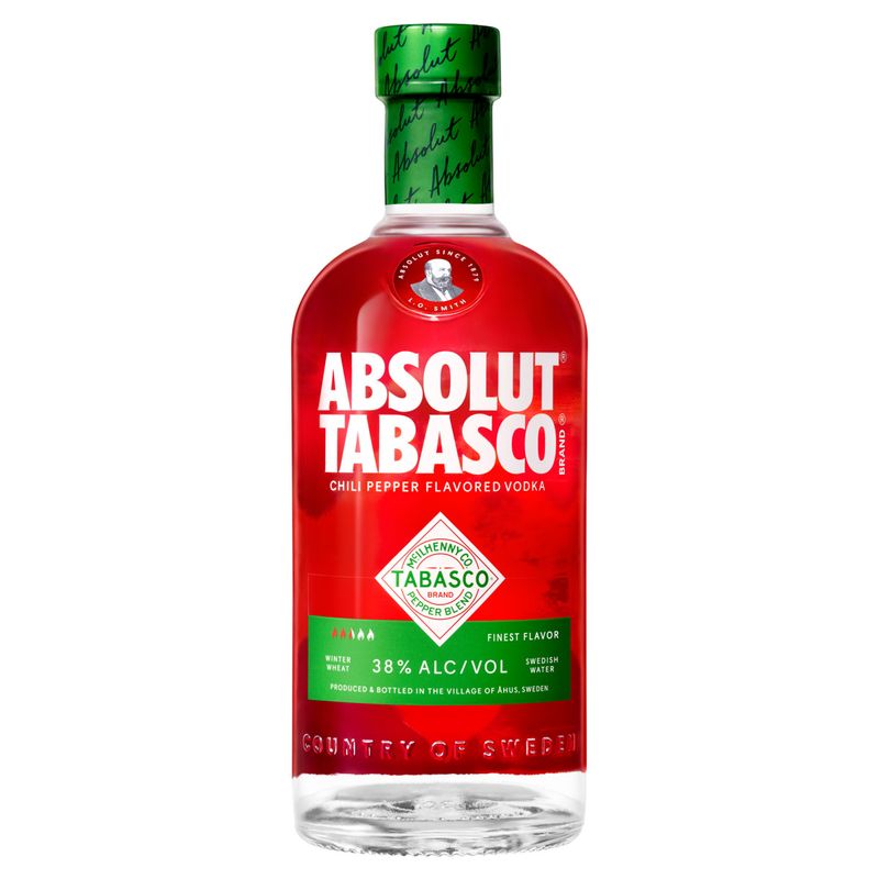 Vodka Destilada Aromatizada Tabasco Absolut Garrafa 750ml