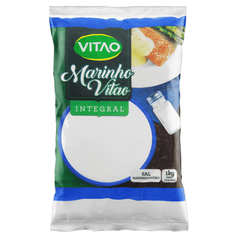 Sal Marinho Integral Vitao Pacote 1kg