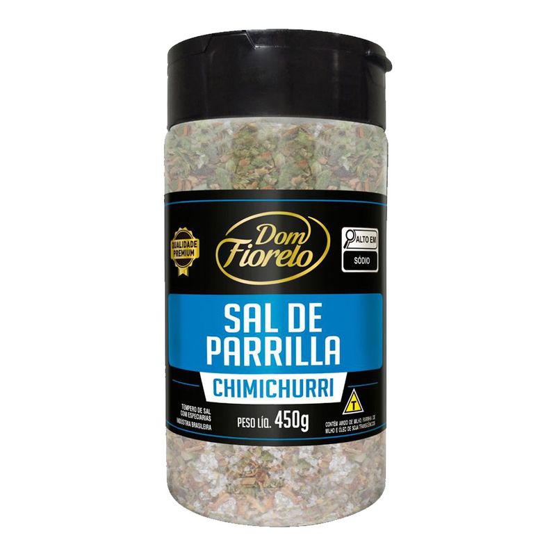 Sal de Parrilla com Chimichurri Dom Fiorelo Premium Frasco 450g