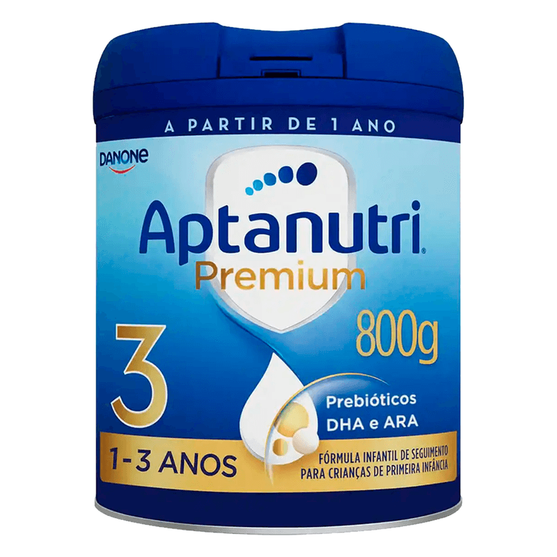 Fórmula Infantil para Lactentes Premium 3 Aptanutri Lata 800g