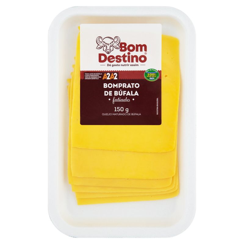 Queijo Maturado de Búfala Fatiado Bom Destino 150g