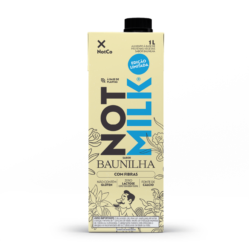 Bebida Not Milk Sabor Baunilha Caixa 1L