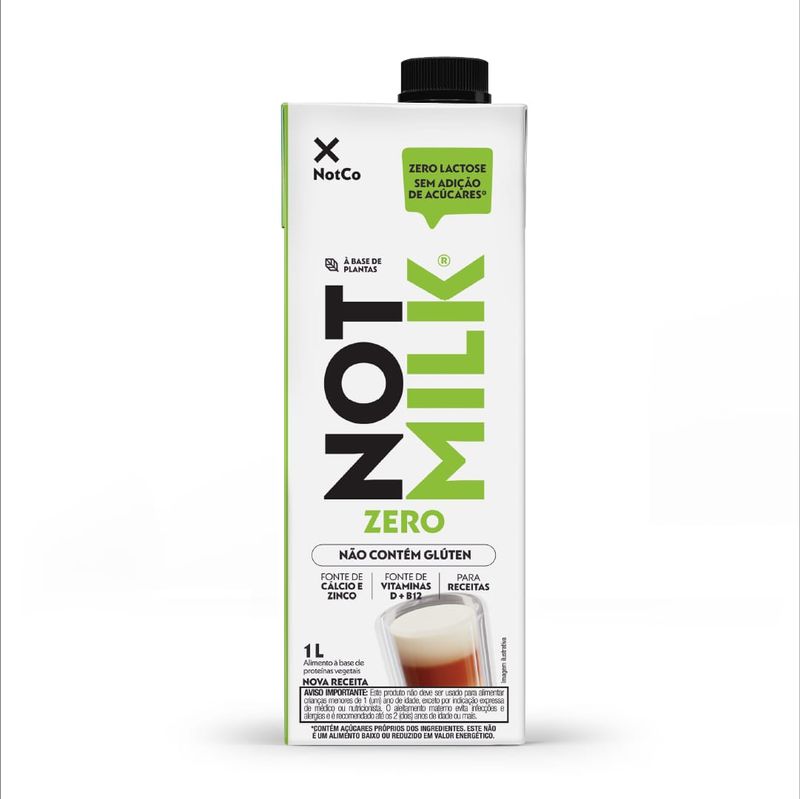 Bebida NotMilk Original Zero Caixa 1L