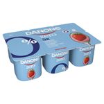 Iogurte Desnatado Morango Zero Lactose Danone Bandeja 510g 6 Unidades