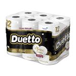 Papel Higiênico Duetto 20 Metros Folha Tripla Pacote 12 Unidades