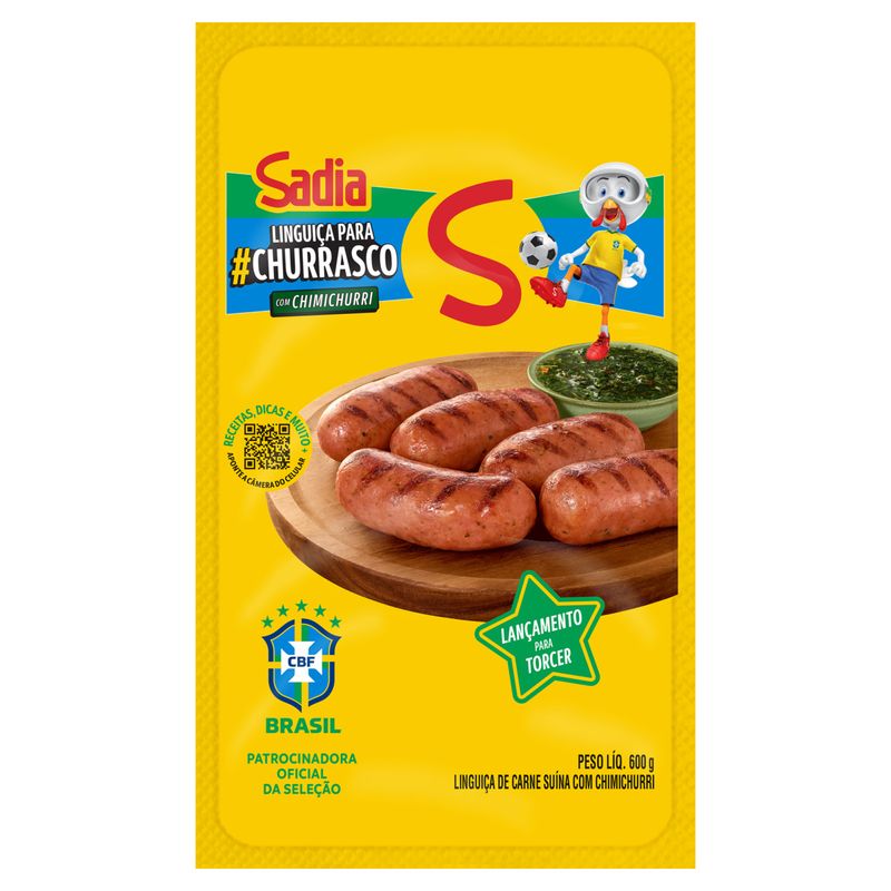 Linguiça de Carne Suína com Chimichurri Brasil Sadia 600g