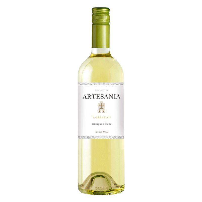 Vinho Chileno Branco Meio Seco Artesania Sauvignon Blanc Central Valley Garrafa 750ml