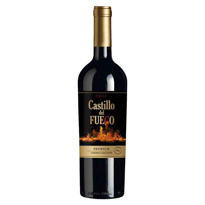 Vinho Castillo del Fuego Premium Cabernet Sauvignon Garrafa 750ml