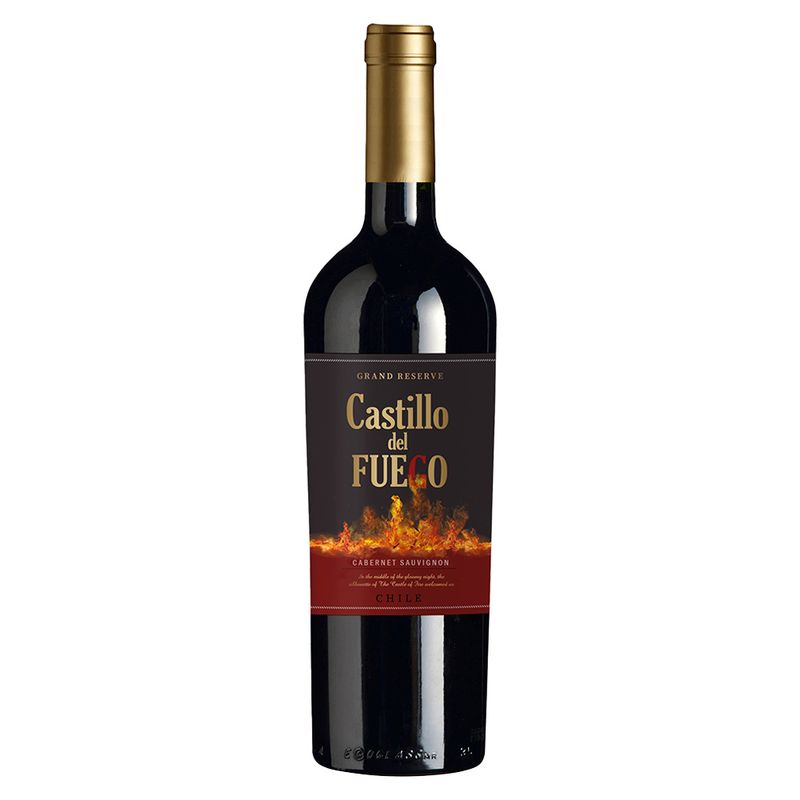 Vinho Castillo del Fuego Grand Reserve Cabernet Sauvignon Garrafa 750ml