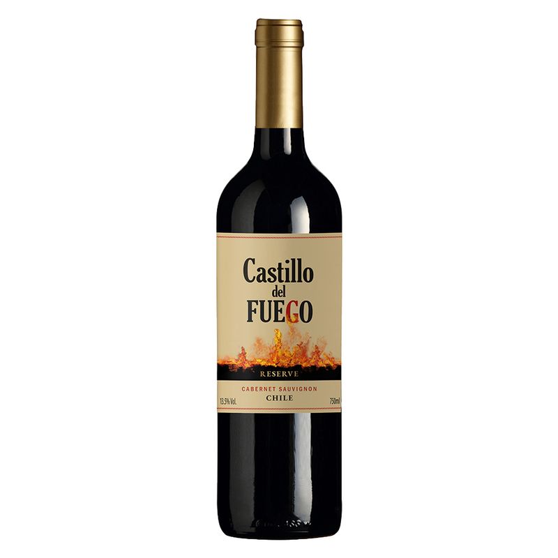 Vinho Castillo del Fuego Reserve Cabernet Sauvignon Garrafa 750ml