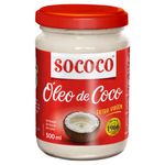 Óleo de Coco Extra Virgem Sococo Vidro 500ml