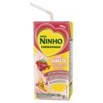 Bebida Láctea UHT Shake de Morango e Banana Ninho Cremosinho Caixa 180ml