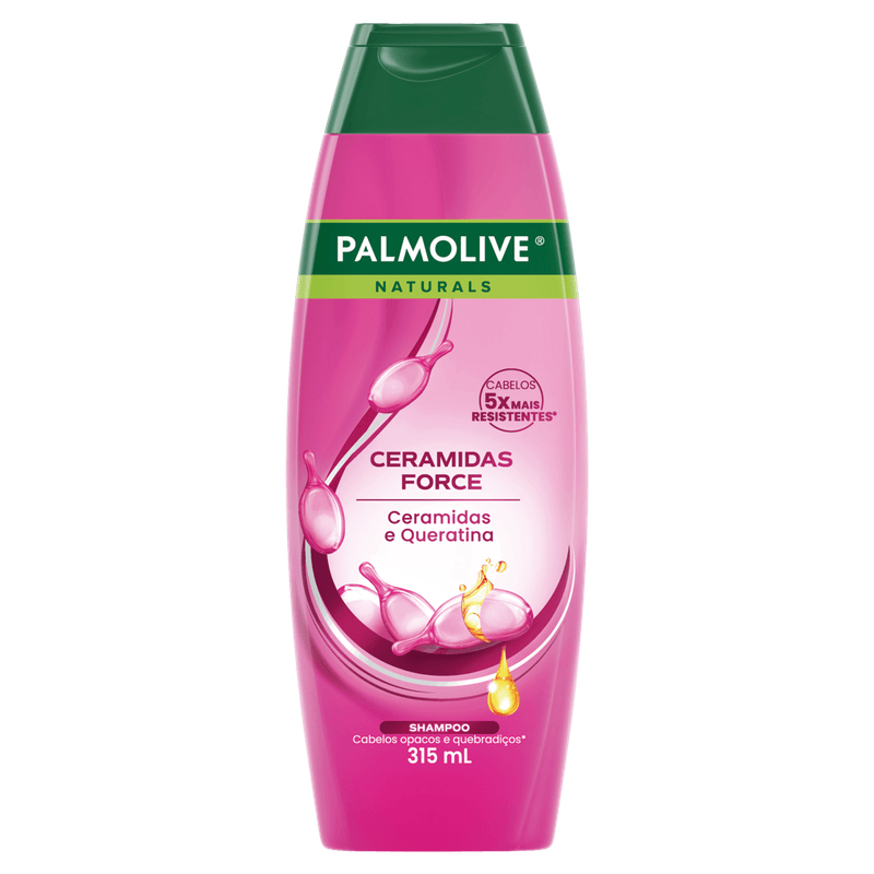 Shampoo Palmolive Naturals Ceramidas Force Frasco 315ml
