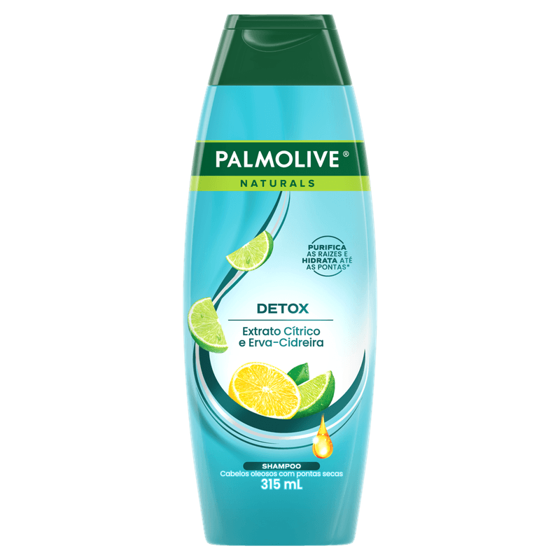 Shampoo Palmolive Naturals Detox Frasco 315ml