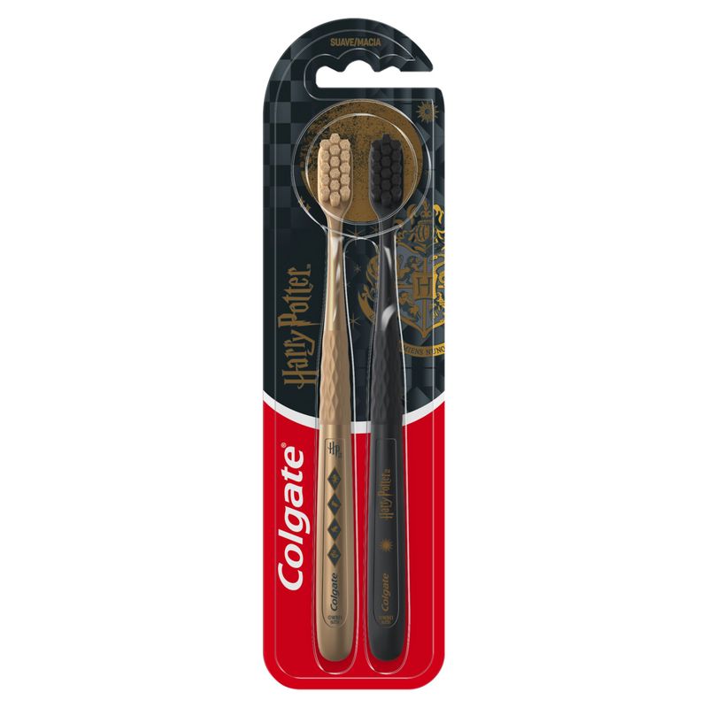 Escova Dental Macia Harry Potter Colgate 2 Unidades