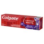 Creme Dental Fresh Mint Colgate Luminous White Color Correct Caixa 133g