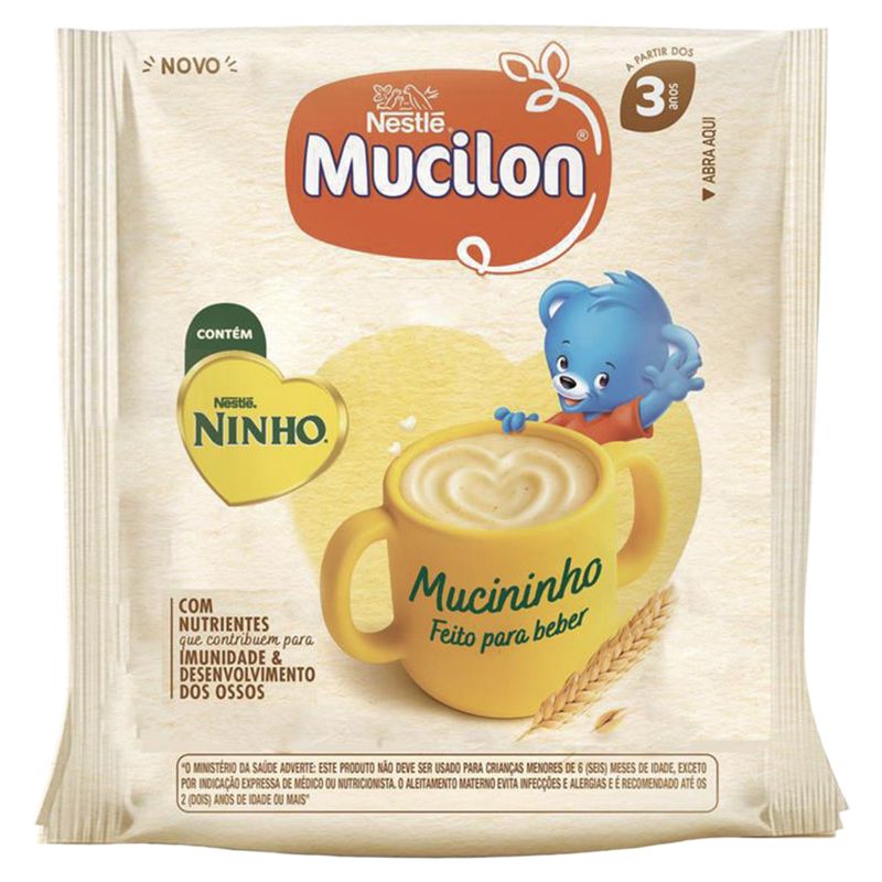 Pó para Preparo de Bebida com Cereal Mucilon Mucininho Pacote 160g