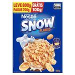 Cereal Matinal Snow Flakes Caixa Leve 800g Pague 700g