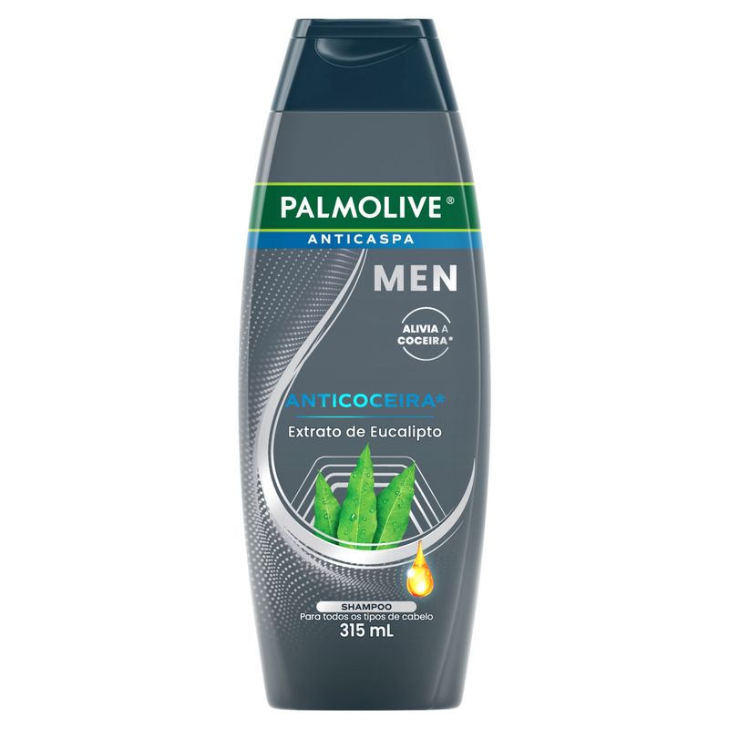 Shampoo Anticaspa e Anticoceira Palmolive Men Frasco 315ml