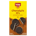 Biscoito Chocolate Recheio Creme de Leite sem Glúten Schär Caixa 165g