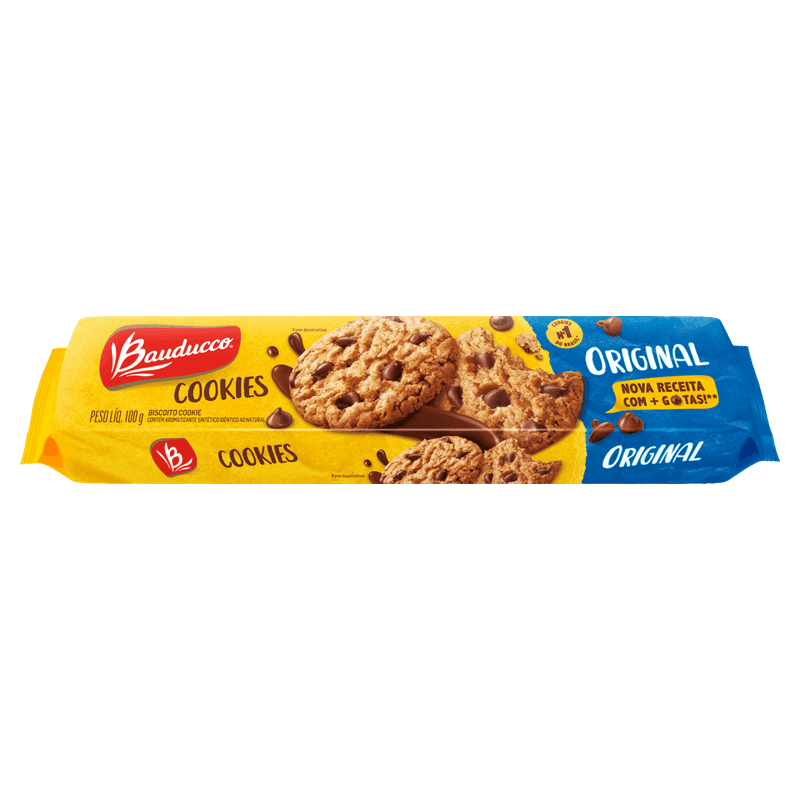 Biscoito Cookie Original Bauducco Pacote 100g