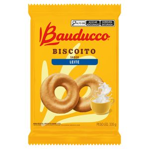 Biscoito Bauducco Rosca Leite Pacote 335g