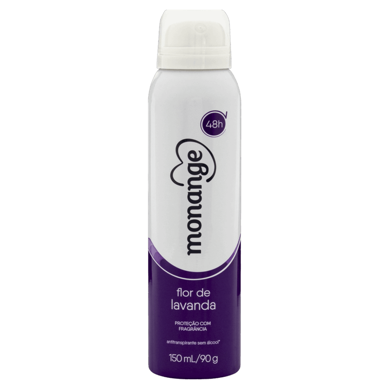 Antitranspirante Aerossol Flor de Lavanda Monange 150ml
