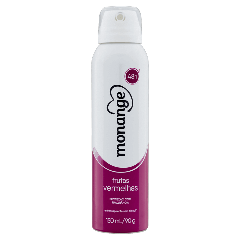 Antitranspirante Aerossol Frutas Vermelhas Monange 150ml