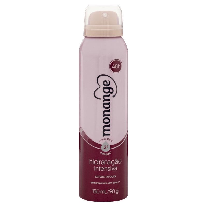 Antitranspirante Aerossol Monange Hidratação Intensiva 150ml