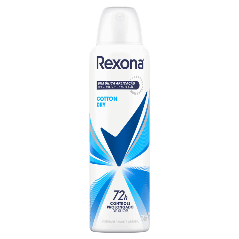 Antitranspirante Aerossol Cotton Dry Rexona 150ml