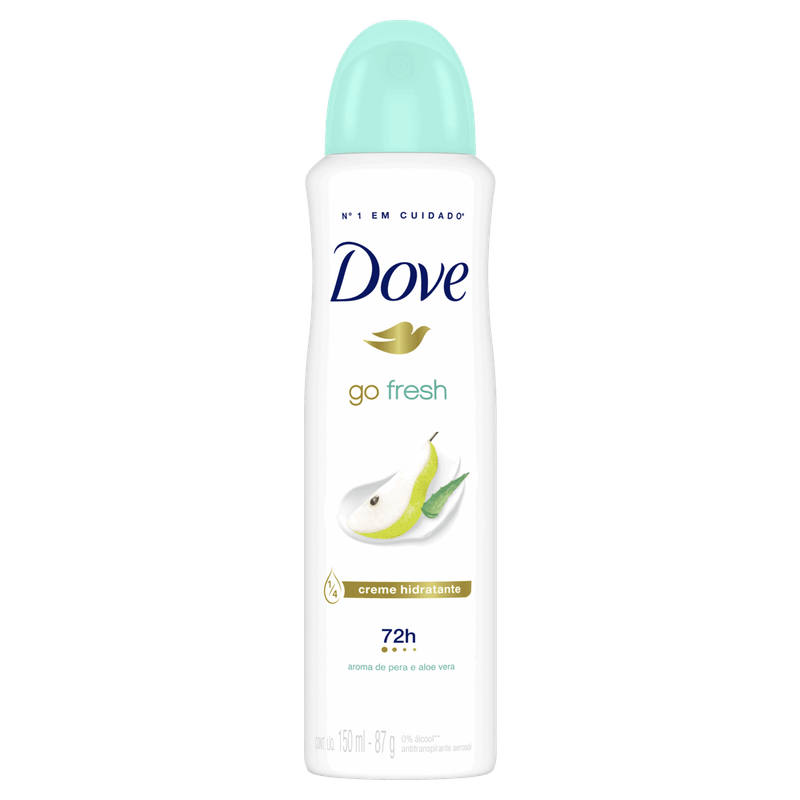 Antitranspirante Aerossol Pera e Aloe Vera Dove Go Fresh 150ml
