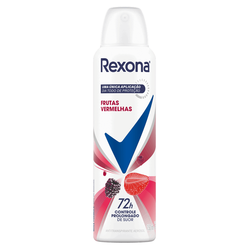 Antitranspirante Aerossol Frutas Vermelhas Rexona 150ml