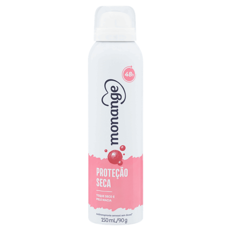 Antitranspirante Aerossol Proteção Seca Monange 150ml