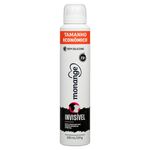 Antitranspirante Aerossol Invisível Monange 200ml Spray Tamanho Econômico