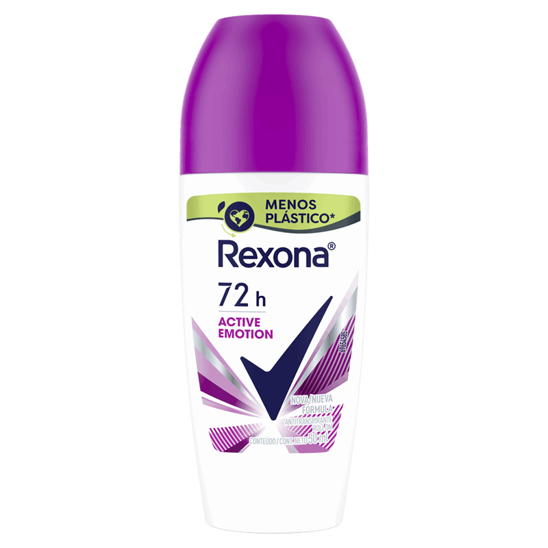 Antitranspirante Roll-On Active Emotion Rexona Motionsense 50ml