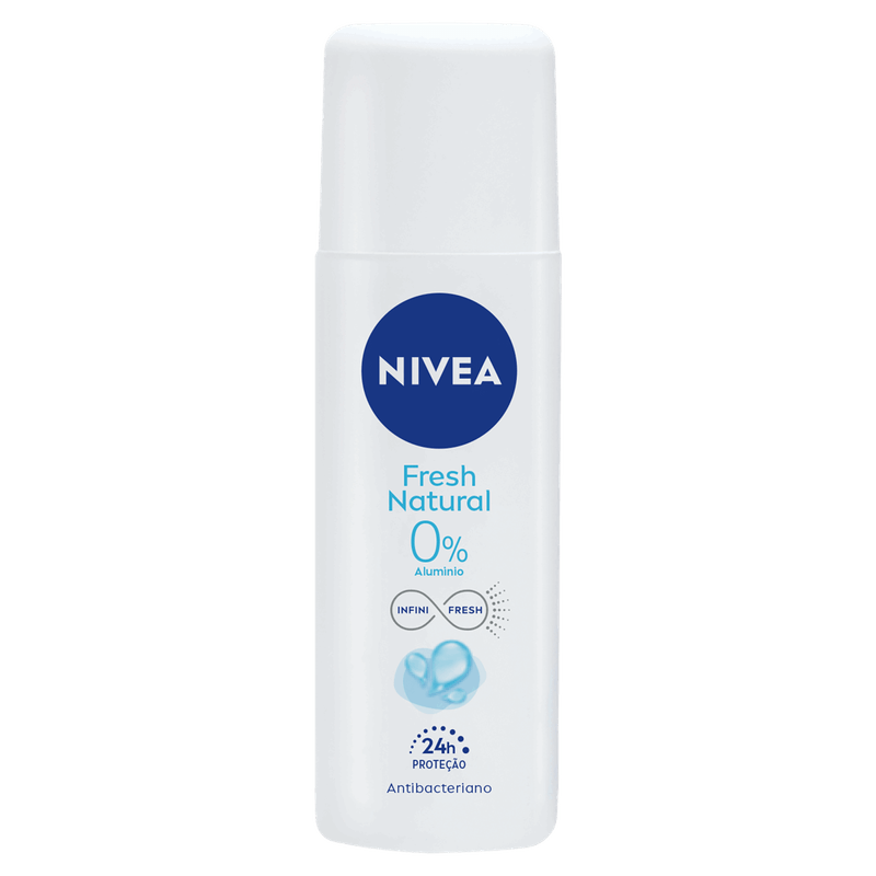 Desodorante Antibacteriano Fresh Natural Nivea 90ml Spray